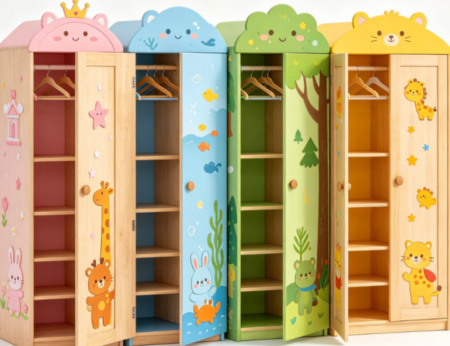 Cartoon Animal Children's Wardrobe