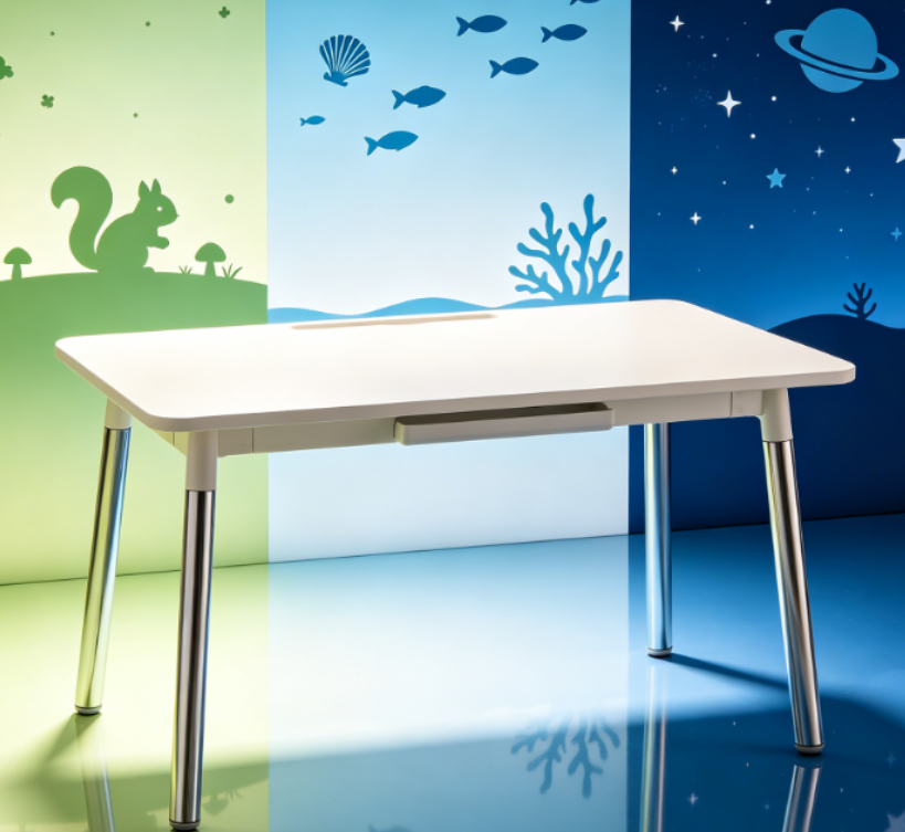 Height-Adjustable Children's Study Desk